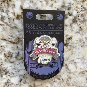 Disney food and wine pin